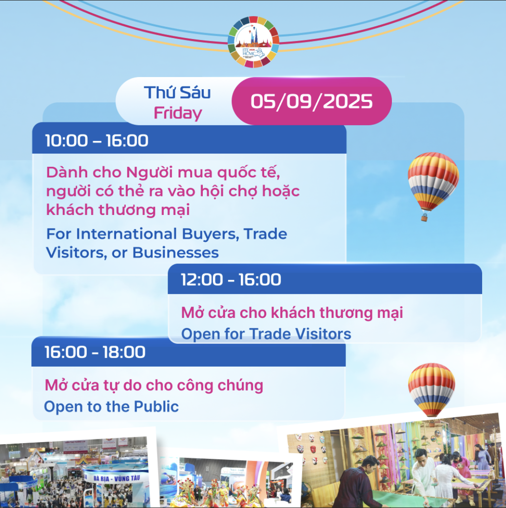 VISIT SCHEDULE FOR ITE HCMC 2025!